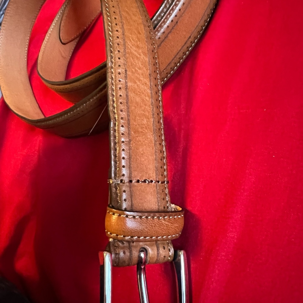 Men's Brown Leather Belt